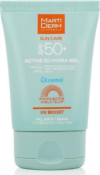 Actual product image Martiderm Active Hydra Gel SPF50+ (Suntan cream, SPF 50+, 50 ml)