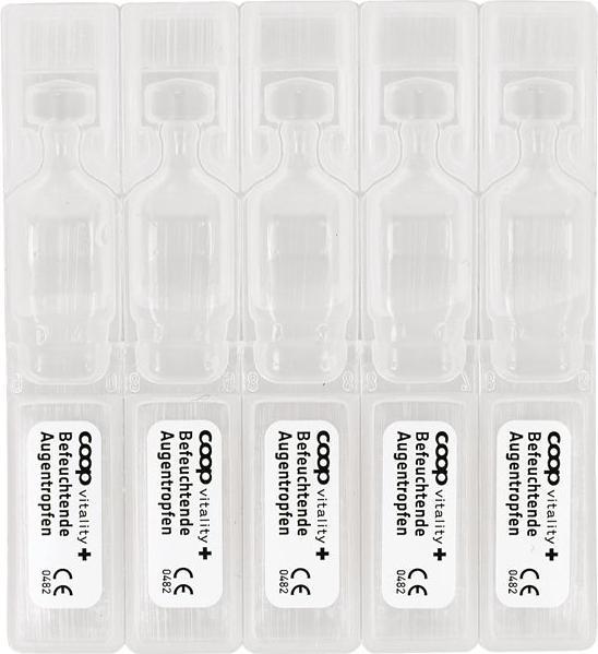 Produktbild Coop Vitality befeuchtende Augentropfen 20 Monodos 0.4 ml (0.40 ml, 1 x 0.4 ml befeuchtende Augentropfen)