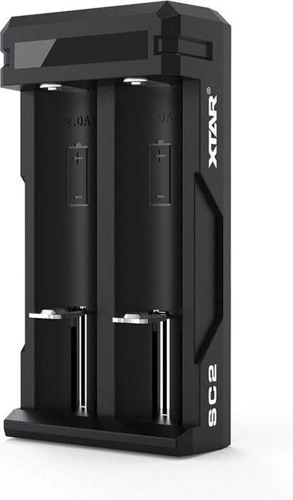 Image du produit Xtar SC2 Chargeur rapide 3 A, Micro USB, Li-Ion, 2 slots (1 pcs, AAA, Piles rechargeables + chargeur)