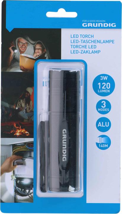 Actual product image Grundig Torch LED 3W 120 lumen (12.70 cm, 120 lm)