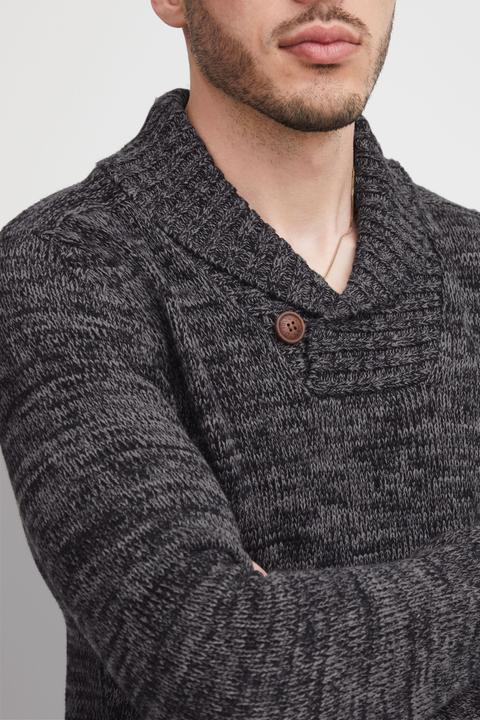 Immagine prodotto Solid Phil Maglione In Maglia Grossa Pullover Maglieria Da Uomo Con Collo A Scialle In Cotone 100% (3XL)