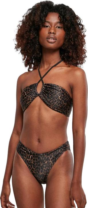 Actual product image Urban Classics Womens/Ladies Hot Leopard Print Bikini Set (L)
