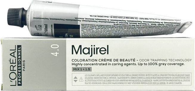 Image du produit L'Oréal Professionnel L'Oréal Majirel 4,0 Mittelbraun Intensiv 60 ml