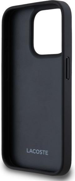 Actual product image Lacoste LCHCP15XGSPBSK iPhone 15 Pro Max 6,7" black hardcase Grip Stand Mono (Apple iPhone 15 Pro Max)