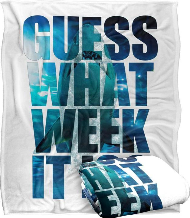 Produktbild Shark Week Decke Guess What (152 x 127 cm)