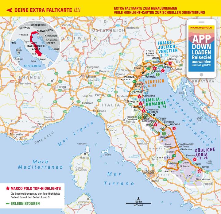 Produktbild Reiseführer Italienische Adria (Deutsch, Kirstin Hausen, Annette Krus-Bonazza, Bettina Dürr, 2022)