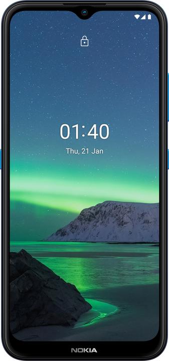 Produktbild Nokia SMARTPHONE 1.4 2GB 32GB 6.5 HD 8MPX 2MPX 5MPX AZUL (32 GB, Fjord, 6.50", Dual SIM, 4G)