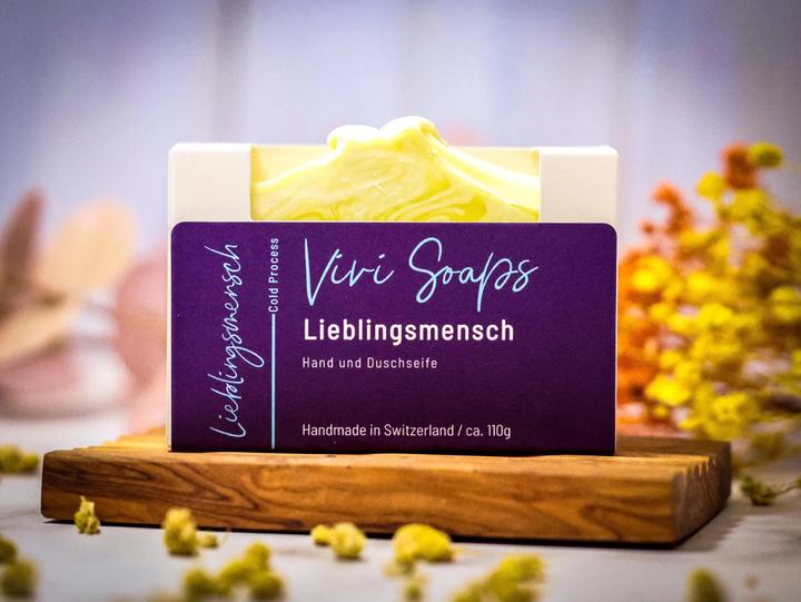 Actual product image Vivi Soaps Lieblingsmensch Seife (Hard soap)