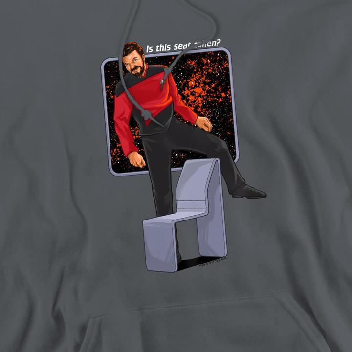 Immagine prodotto Is This Seat Taken Felpa con Cappuccio Uomo (XXL)