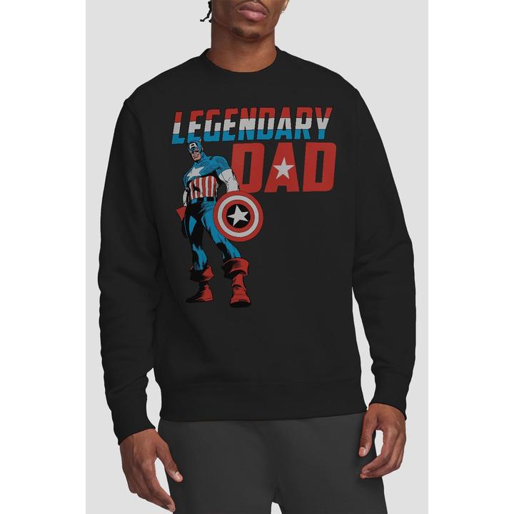Immagine prodotto Captain America Legendary Dad Felpa Adulto Unisex (L)