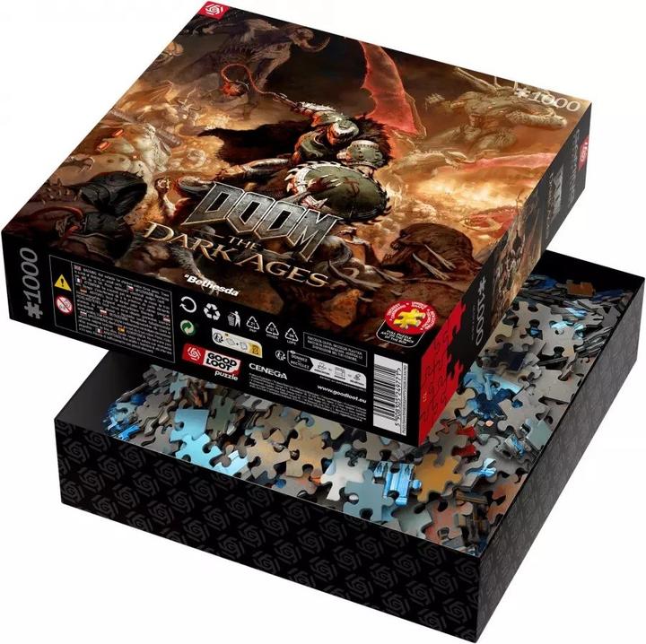 Produktbild Good Loot Doom The Dark Ages Puzzle Slayer's Rag (1000 Teile) (1000 Teile)