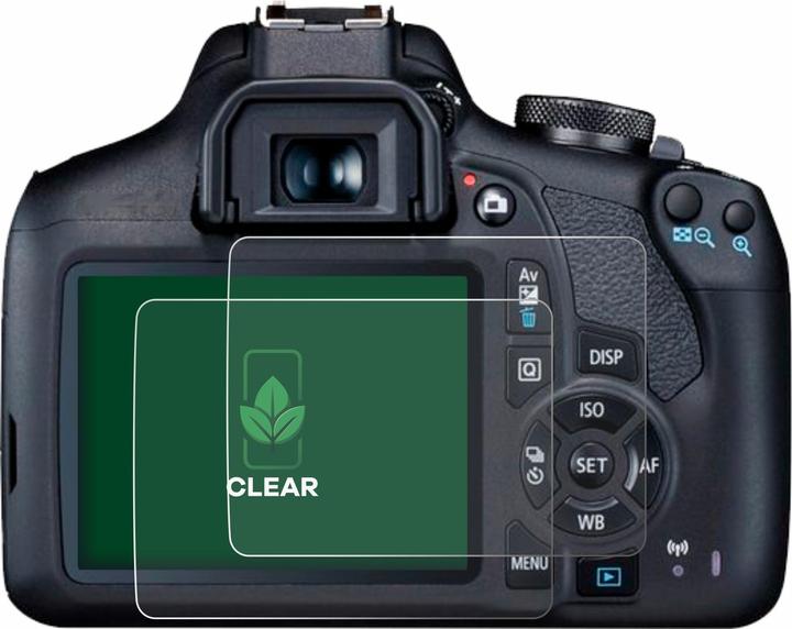 Actual product image ScreenLeaf Protective film sustainable screen protector screen protector film clear transparent (Screen protector, EOS 2000D)