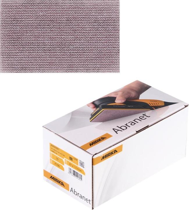 Produktbild Mirka ABRANET 81x133mm Grip P100, 50/Pack ( 5417805010 ) (P100)