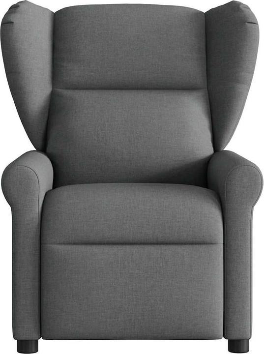 Immagine prodotto VidaXL Poltrona massaggiante in tessuto grigio scuro Poltrona TV massaggiante