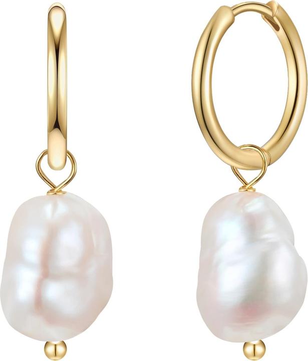 Image du produit Glanzstücke München Femme argent sterling perle d'eau douce de culture or jaune - 28411 (Argent Sterling)