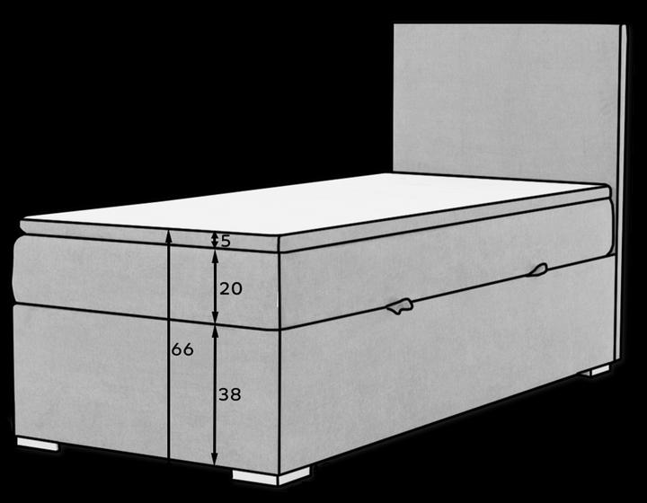 Produktbild ELTAP Rocco mit Stauraum (90 x 200 cm)