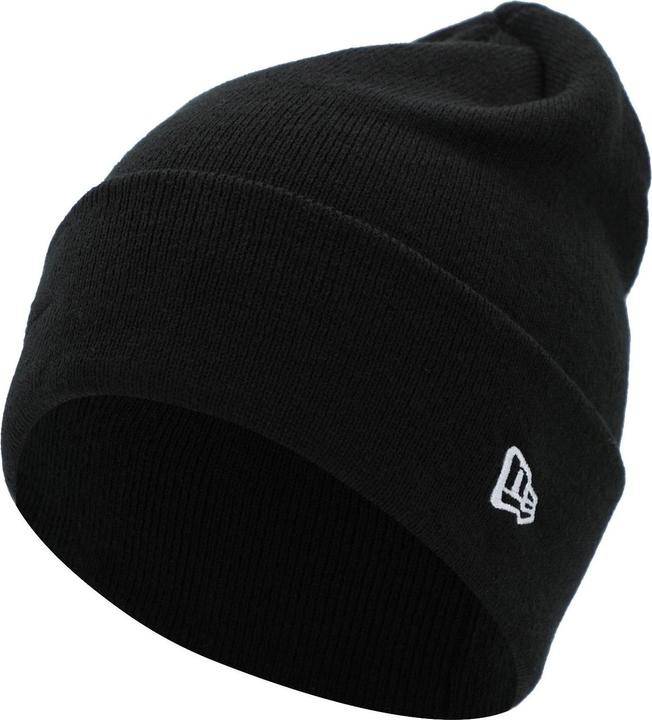 New Era Strick Wintermütze Cuff Beanie Schwarz