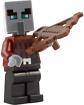 Actual product image LEGO Minecraft Pillager minifigure with training dummy - 662306 NEW! Quantity 1x (662306)