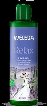 Actual product image Weleda Relax Shower Cream Lavender - A Soothing Shower Experience (400 ml)