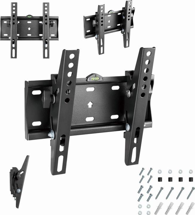 Image du produit Gembird WM-42T-02 Support TV (42") Noir (Mur, 42", 30 kg)