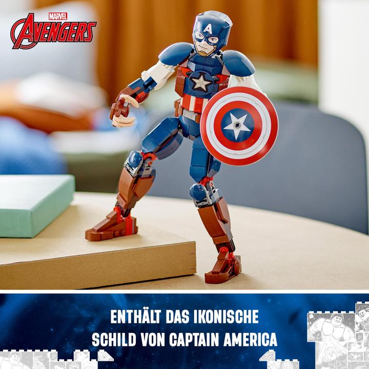 Produktbild LEGO Captain America Baufigur (76258, LEGO Marvel)