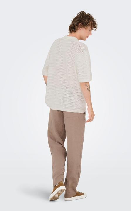 Actual product image Only & Sons ONSTHIAGO Gestricktes Polo-Hemd Polo (L)