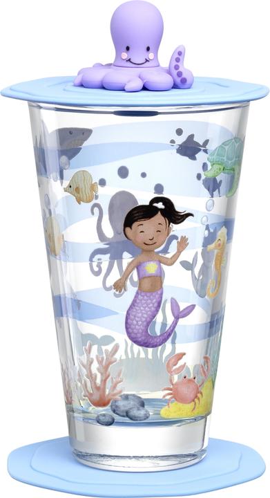 Leonardo Kindertrinkglas Avventura 300 ml, 3 Stück, Meer
