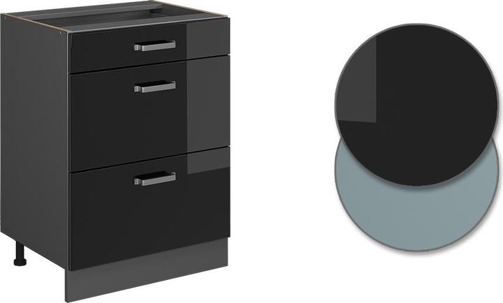 Actual product image Vicco Kitchen cabinet with drawer R-Line (60 x 46 x 81.5 cm)