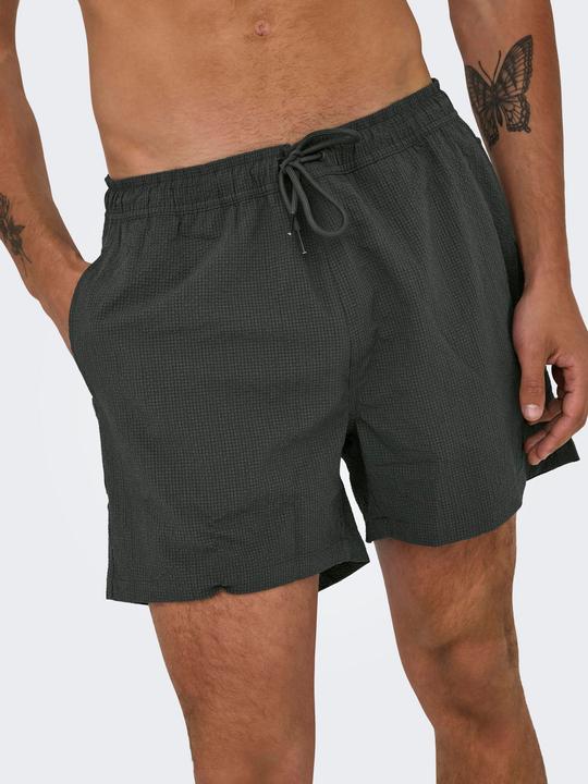 Produktbild Only & Sons Onsted Life Solid Seersucker Swim Noos (XS)