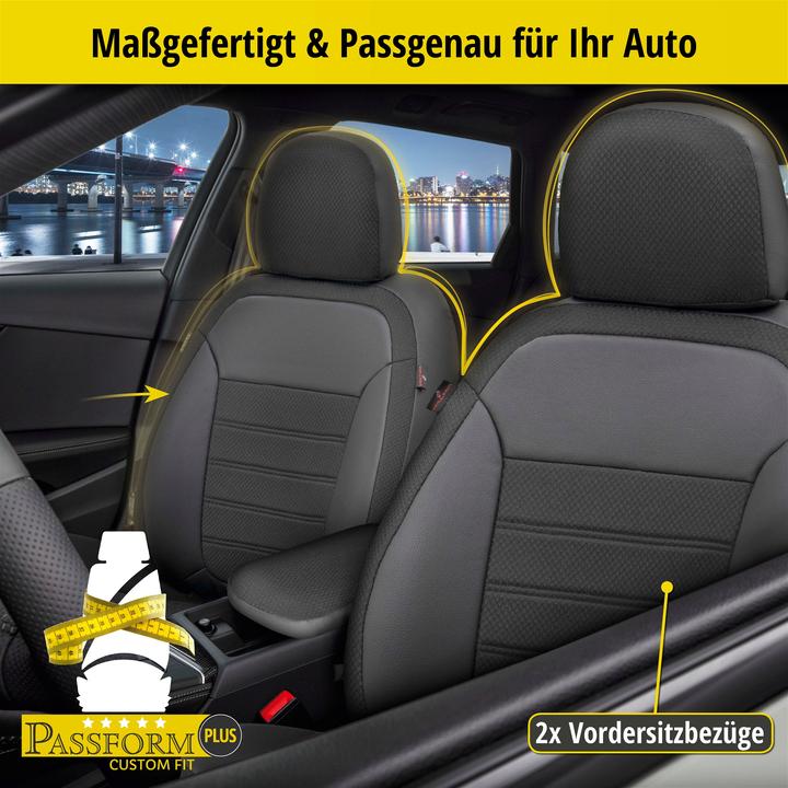 Produktbild Walser Sitzbezug für Nissan Qashqai II Geländewagen 11/2013-Heute, 2 Einzelsitzbezüge
