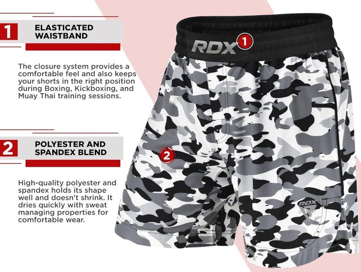 Actual product image Rdx MMA Shorts T15 Camo-Xl (XL)