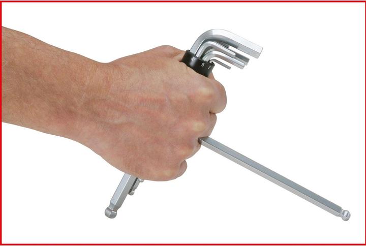 Actual product image KS Tools 3-in-1 Allen Key Lug Wrench Set