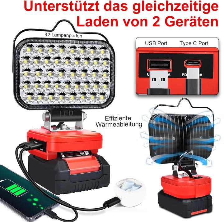 Produktbild Gzyz LED-Akku-Lampe (5800 lm)