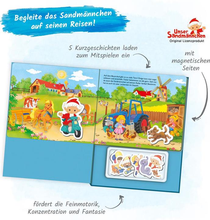 Produktbild Unser Sandmännchen Magnet-Spiel (Deutsch)