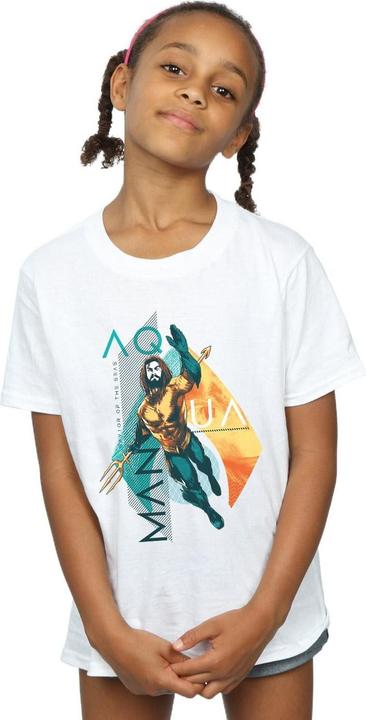 Immagine prodotto Aquaman Tropical Icon Maglietta Ragazze (140, 146)