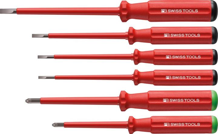 Produktbild PB Swiss Tools Schraubendreher-Satz (Pozidriv-Kreuzschlitz (PZ), Schlitz)