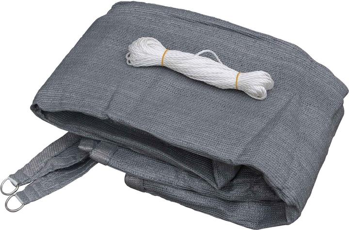 Image du produit Toboli Voile d’ombrage Triangulaire 3,6x3,6x5,1m Protection Vent Soleil UV 30+ Auvent Jardin Balcon