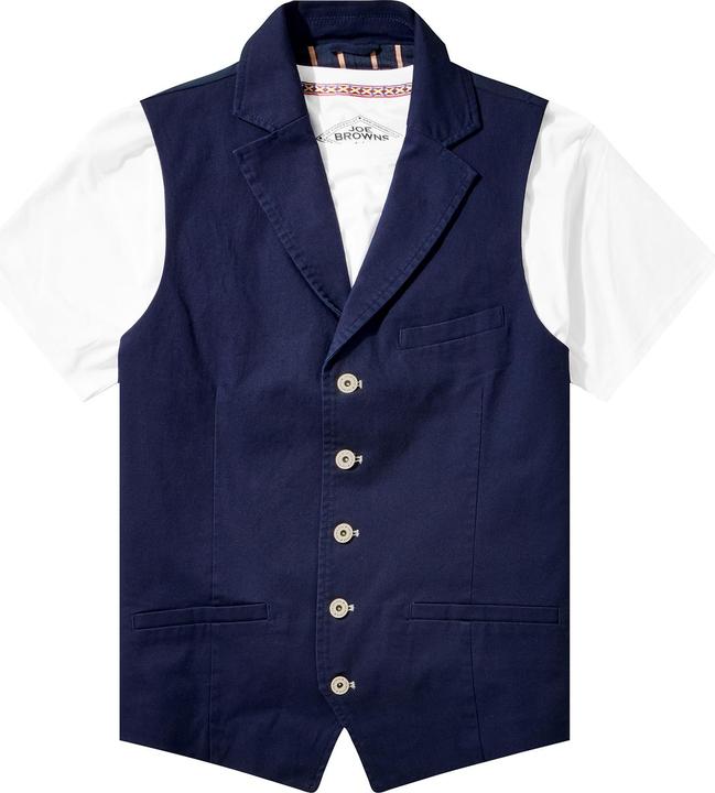 Actual product image Joe Browns Vintage Workwear Twill Waistcoat (Frequency band 38 (2600 MHz))