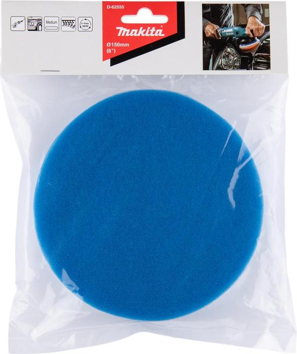 Produktbild Makita Klett-Schwamm Schwarz 100mm (Mittel)
