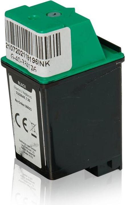 Actual product image Inkadoo Print Cartridges Compatible with HP 51626AE / 26 Print Head Cartridge, Black Black (FC)