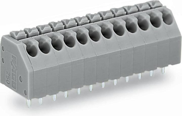 Image du produit Wago 250-104/000-012 Bornier avec poussoirs de commande 1 broche à souder/pôle avant 4