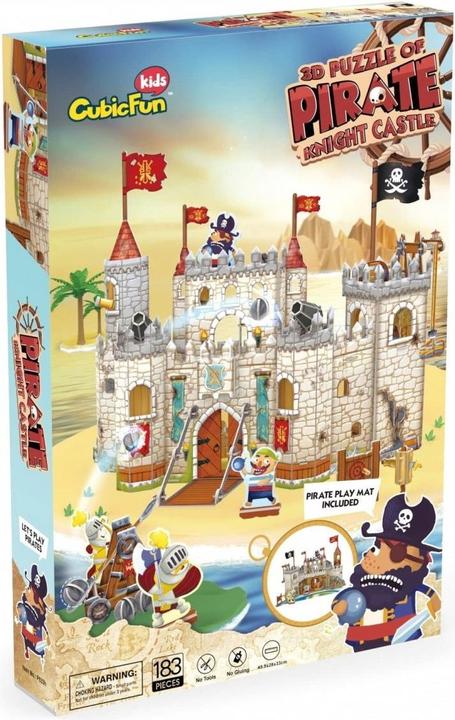 Actual product image Cubicfun CUBIC FUN 3D Jigsaw "Pirate Castle" (183 pieces)