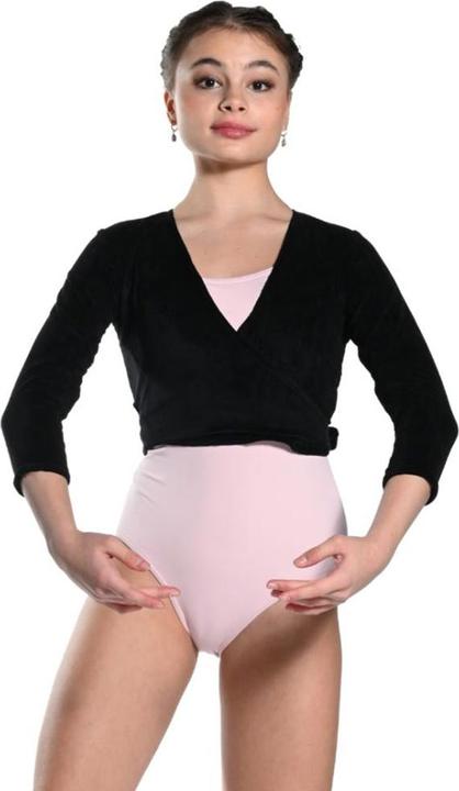 Dansez Vous Weiche Wickeljacke mit Knoten auf der Vorderseite (L, XL)