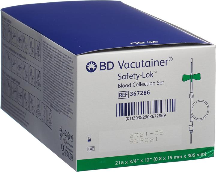 Vacutainer Blood collection set green long