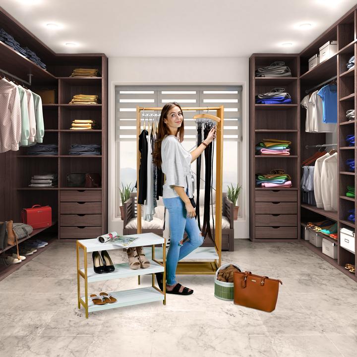 Actual product image Relaxdays Belt Rack for the Closet (1 x)