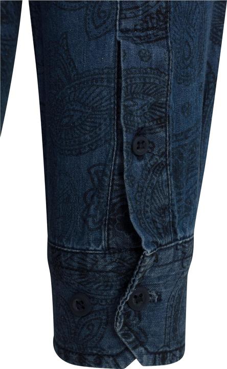 Immagine prodotto Urban Classics Camicia di jeans stampata Paisley (S)