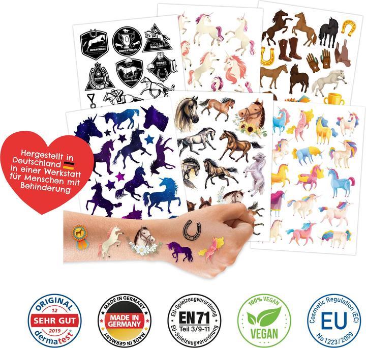 Papierdrachen Pferde
