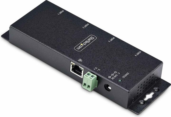 Produktbild StarTech com I43-SERIAL-ETHERNET, IEEE 802.3i, IEEE 802.3u, 0 - 60 °C, -20 - 75 °C, 5 - 95%, 179 mm