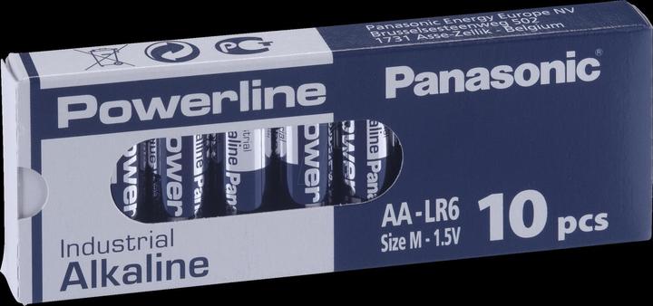 Image du produit Panasonic Ligne électrique industrielle alcaline (10 pcs, AA)