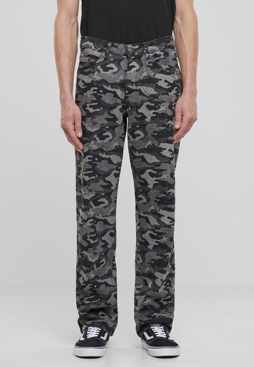 Actual product image Urban Classics Laser Camo Printed Jeans - 166813 (36)